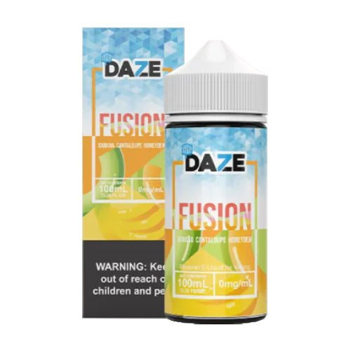 7 Daze - Fusion Series - Banana Cantaloupe Honeydew ICED Ejuice | Cheap eJuice