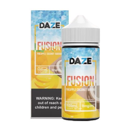 7 Daze - Fusion Series - Pineapple Coconut Banana ICED Ejuice | Cheap eJuice