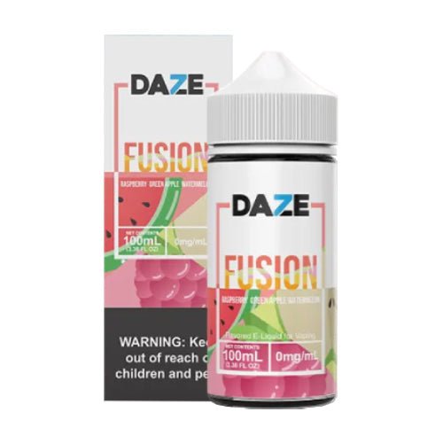 7 Daze - Fusion Series - Raspberry Green Apple Watermelon Ejuice | Cheap eJuice
