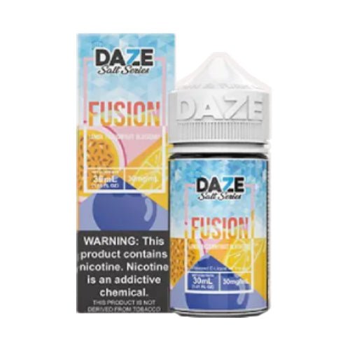 7 Daze Salts - Fusion Series - Lemon Passionfruit Blueberry ICED Ejuice | Cheap eJuice