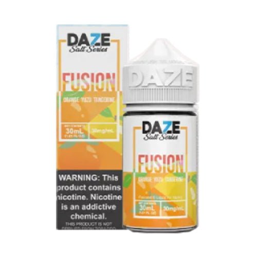 7 Daze Salts - Fusion Series - Orange Yuzu Tangerine Ejuice | Cheap eJuice