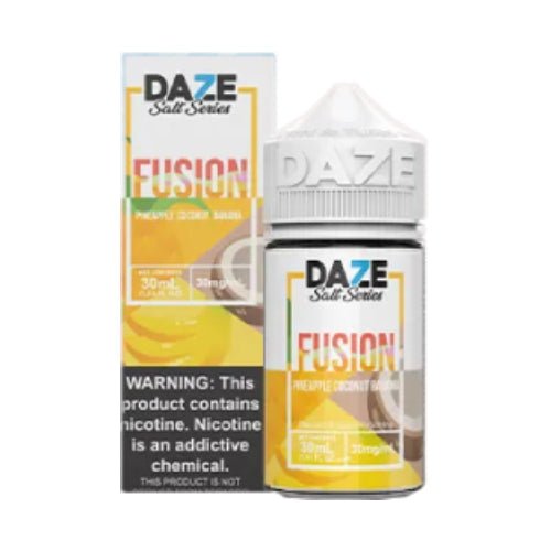 7 Daze Salts - Fusion Series - Pineapple Coconut Banana Ejuice | Cheap eJuice