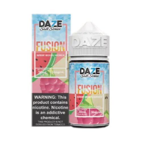 7 Daze Salts - Fusion Series - Raspberry Green Apple Watermelon ICED Ejuice | Cheap eJuice