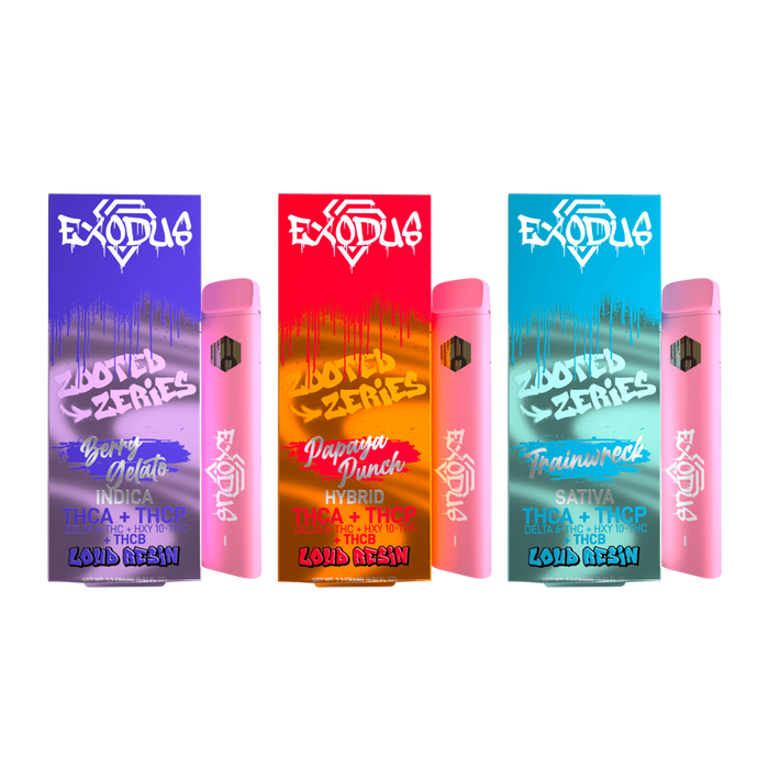 Exodus Zooted THCa + THC-P + THC-B Disposable Vape 2.2g