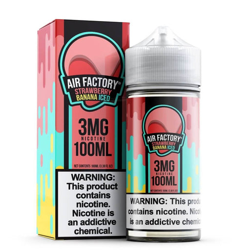 Air Factory Strawberry Banana Iced eJuice - Cheap eJuice