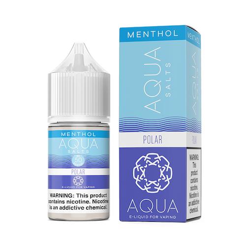 Aqua Synthetic Menthol Salt - 30ml Box Bottle - Polar
