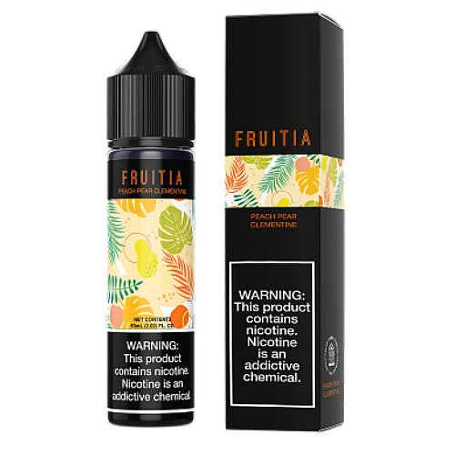 Fruitia Passion Peach Pear Clementine eJuice | Cheap eJuice