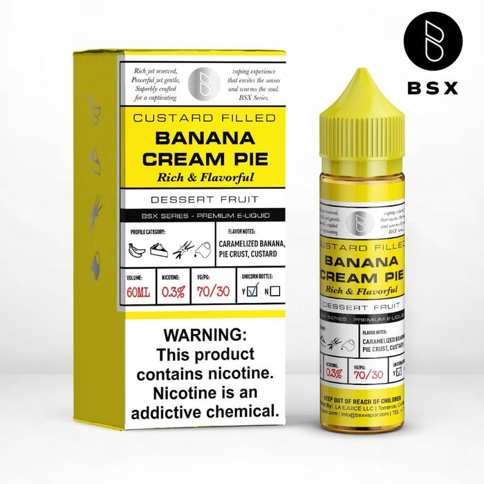 Glas BSX Banana Cream Pie eJuice - Cheap eJuice