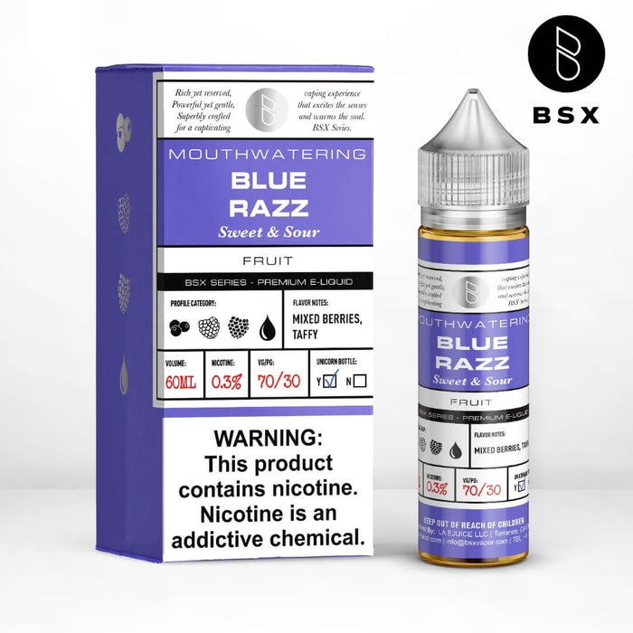 Glas BSX Blue Razz eJuice - Cheap eJuice
