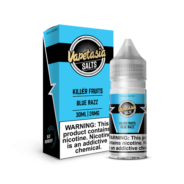Vapetasia Killer Fruits Salt Blue Razz eJuice
