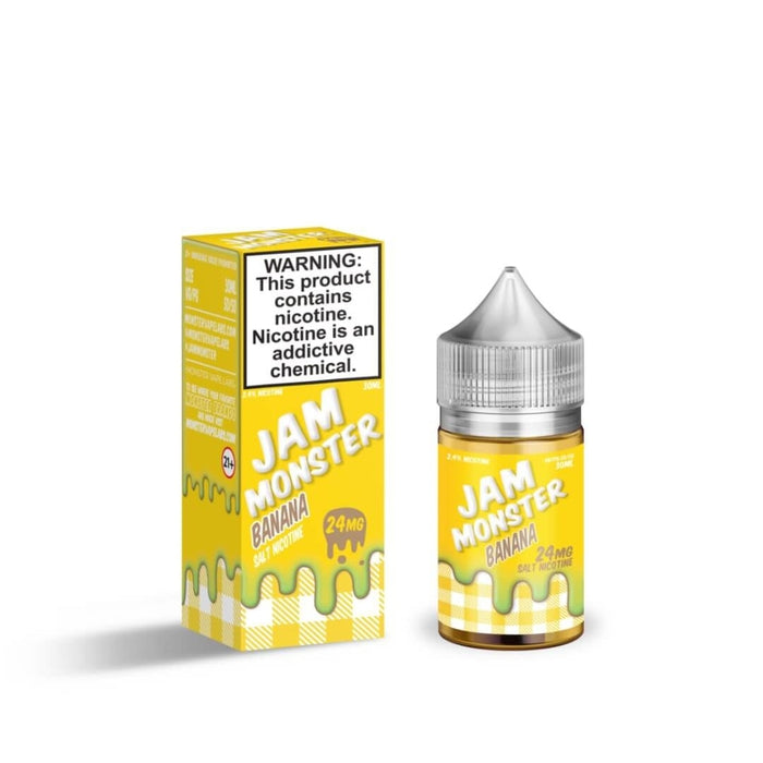 Jam Monster Salt Banana eJuice - Cheap eJuice