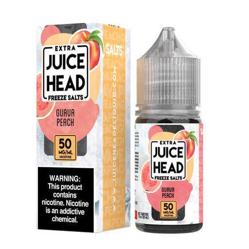Juice Head Freeze Salt Guava Peach eJuice - Cheap eJuice