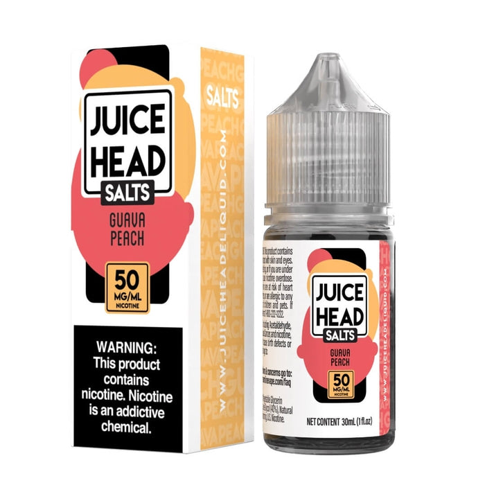 Juice Head Salt Guava Peach eJuice - Cheap eJuice