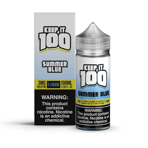 Keep It 100 Summer Blue eJuice - Cheap eJuice
