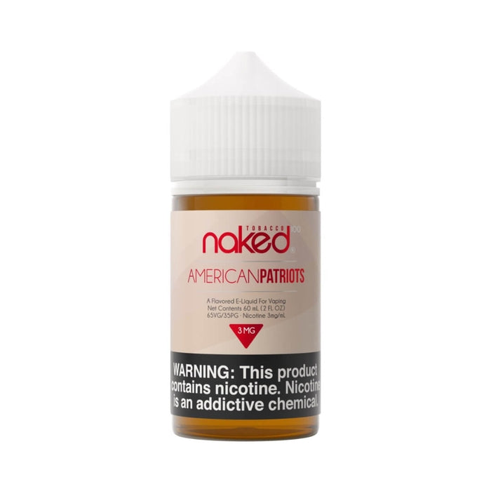 Naked 100 Tobacco American Patriots eJuice - Cheap eJuice