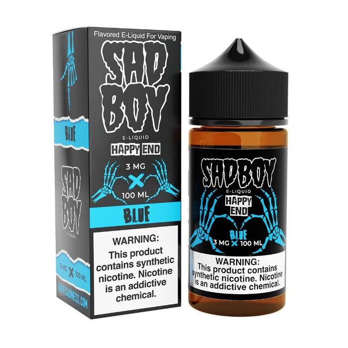 Sadboy Happy End Line Blue Cotton Candy eJuice - Cheap eJuice