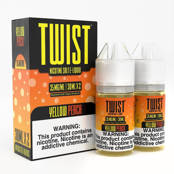 Twist e-Liquids Salt Yellow Peach eJuice - Cheap eJuice