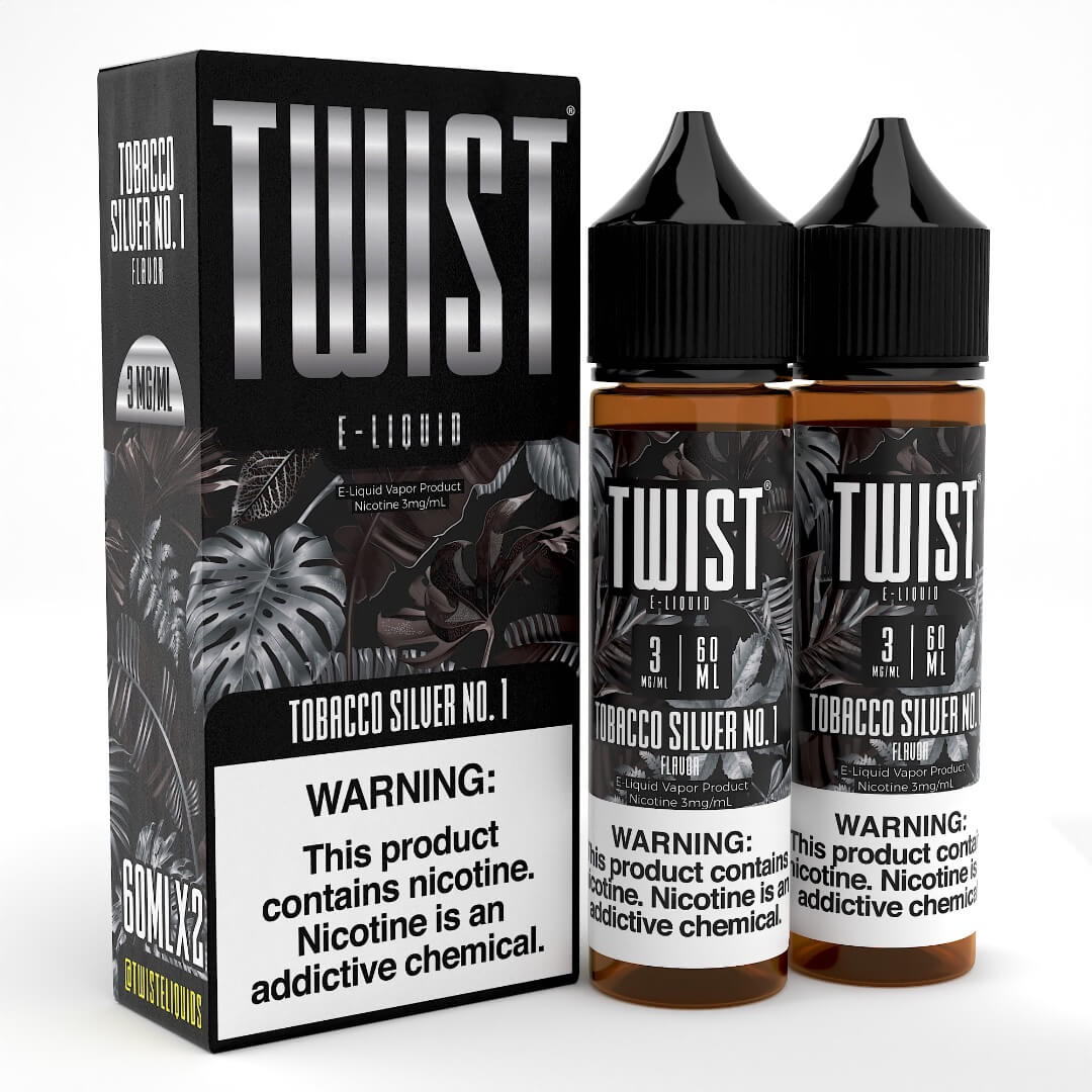 Twist Tobacco Silver No. 1 Twin Pack eJuice Only 21.99 Cheap eJuice