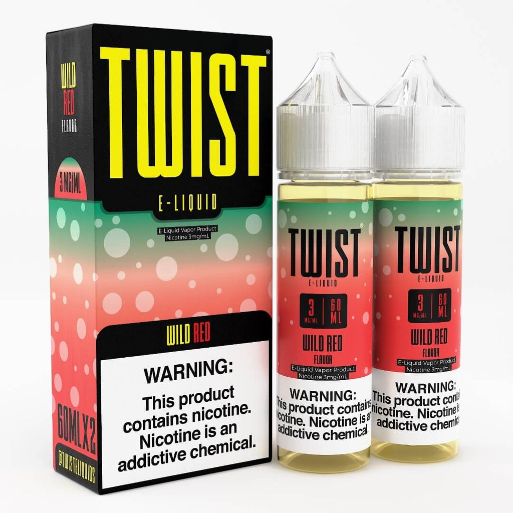3 pack vape juice Twist Eliquid Wild Red Twin Pack | Only $16.99