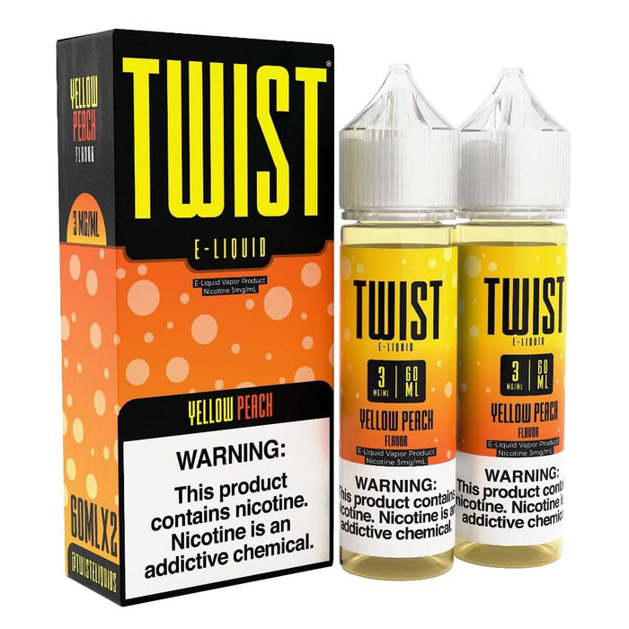 Twist e-Liquids Yellow Peach eJuice - Cheap eJuice