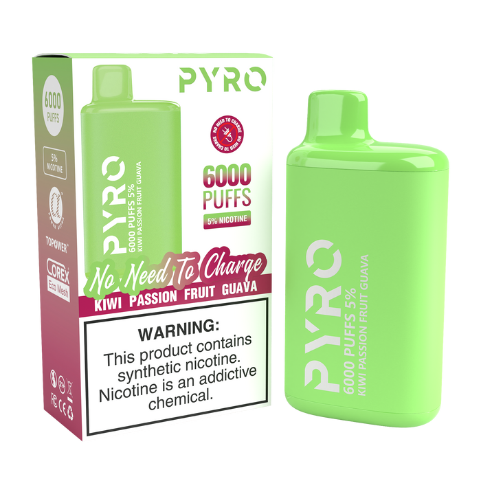 Pyro 6000 Puff Disposable