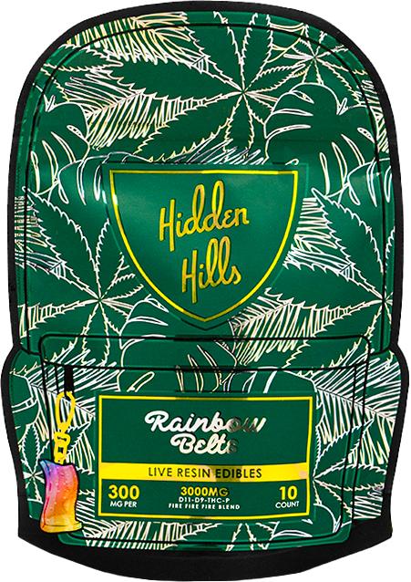 Hidden Hills Club Delta 8 + THC-P Live Resin Gummies 3000mg