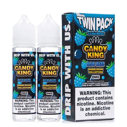 Candy King Bubblegum Collection Blue Razz Twin Pack